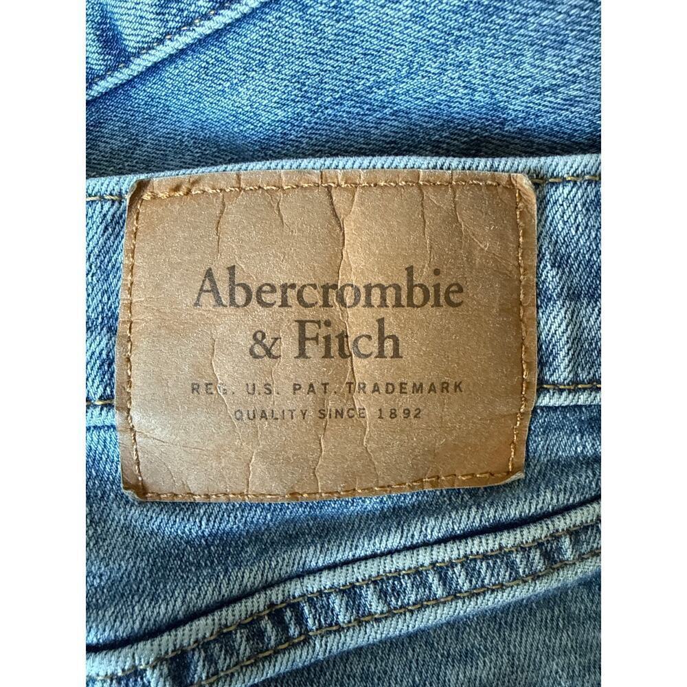 Abercrombie & Fitch Men’s 33x34 Athletic Skinny Stretch Jeans Medium Wash EUC - Picture 8 of 9